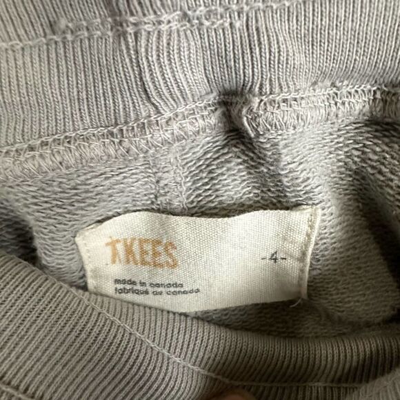 Tkees EUC Biege‎ Grey Jogger Sweatpants Men’s 4 L Read - Picture 4 of 7